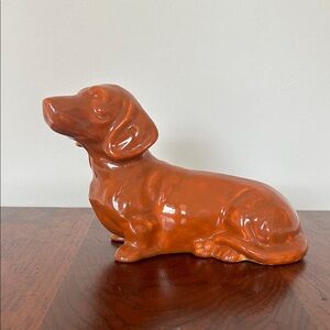 Vintage Ceramic Dachshund Figurine